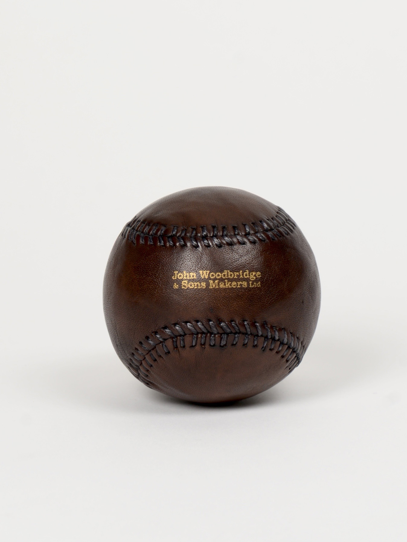 vintage leather baseball